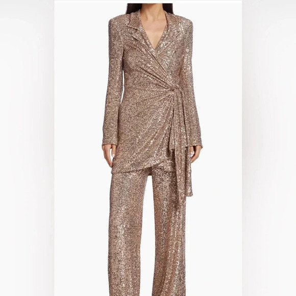 Teri Jon by Rickie Freeman
Sequin Wrap Top - Picture 3 of 8
